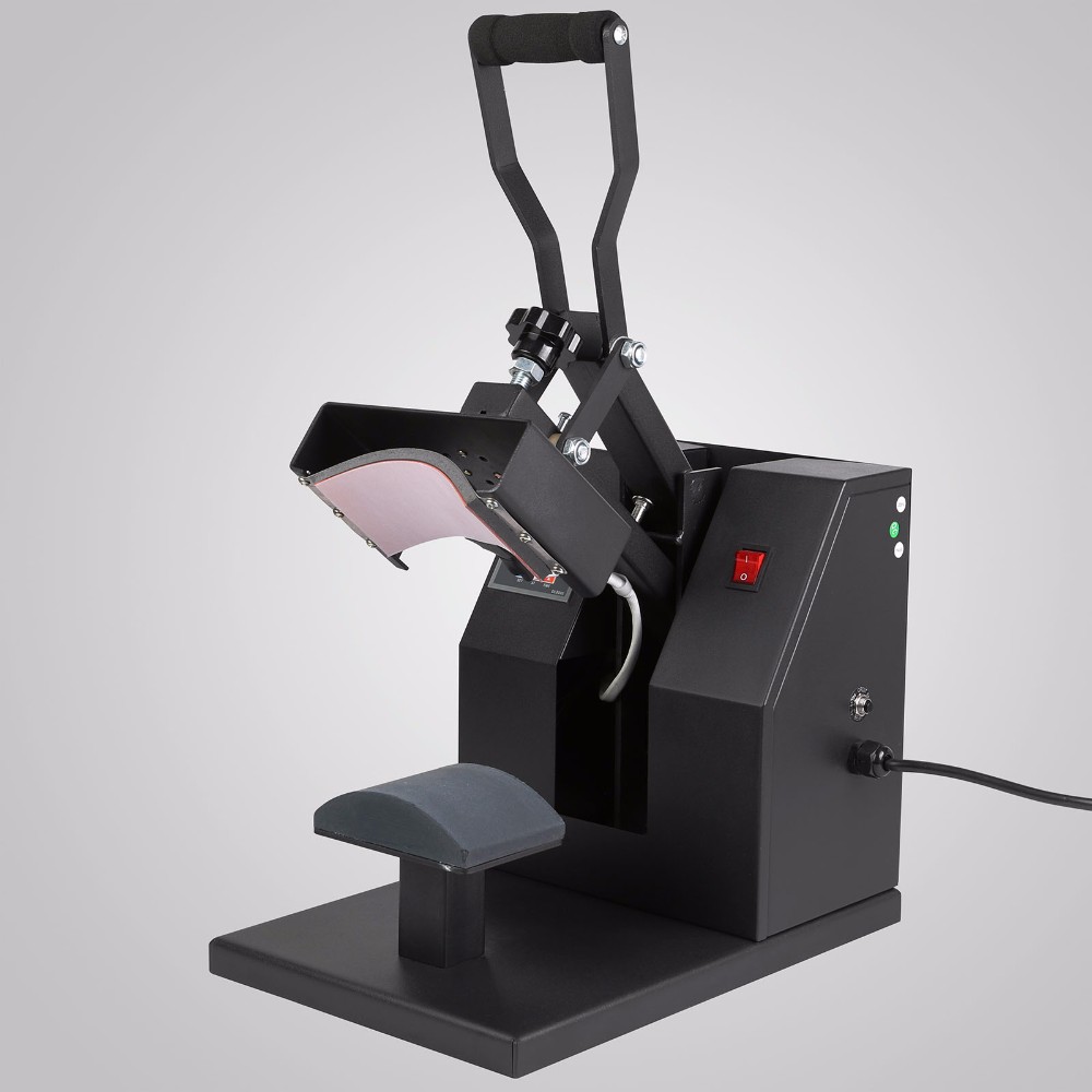 BestEquip Hat Press Clamshell Design Cap Press 600W Heat Press for Hats with Digital LCD Timer and Temperature Control