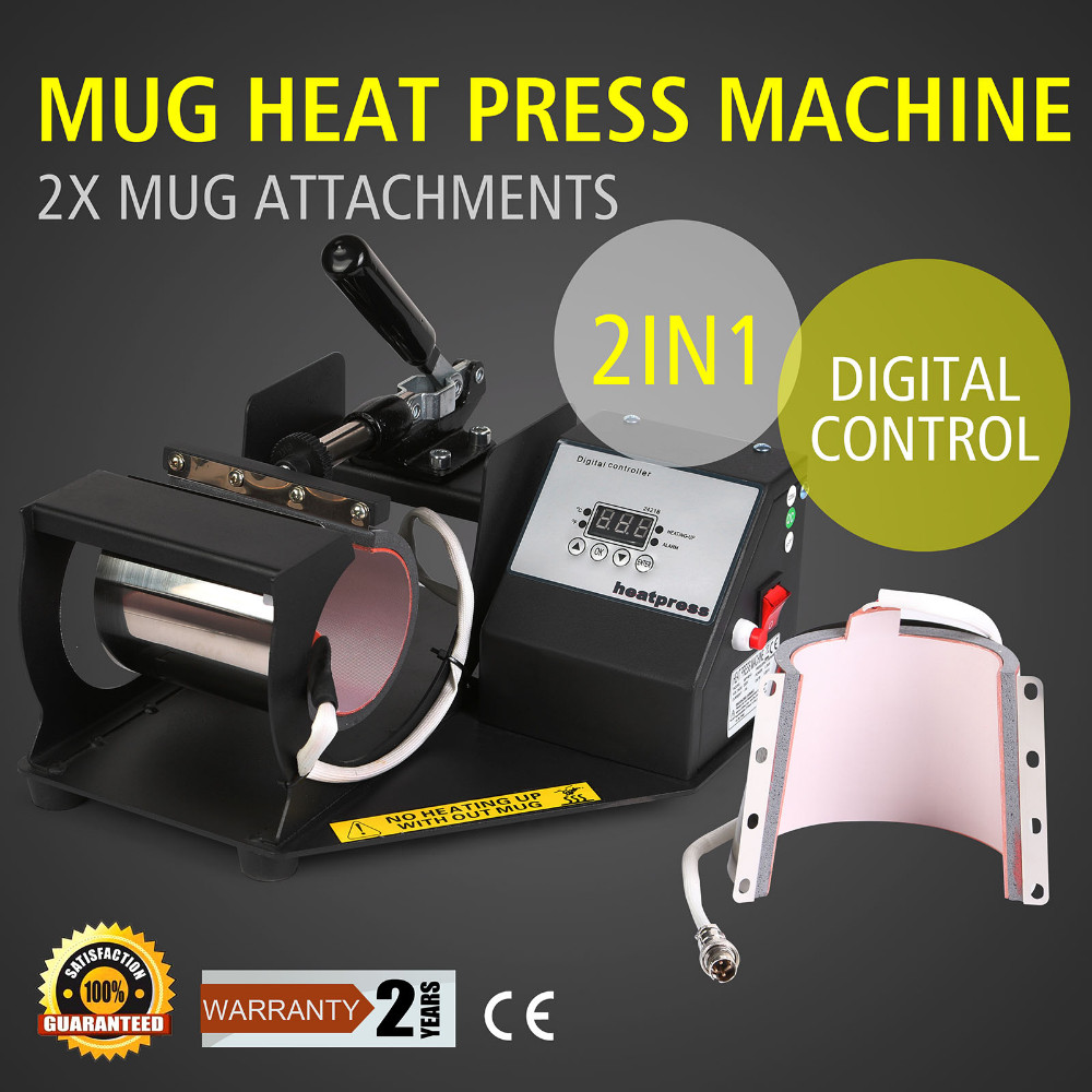 2In1 Mug Cup Heat Press Transfer Pressing Sublimation Coffee Latte Moderate Cost