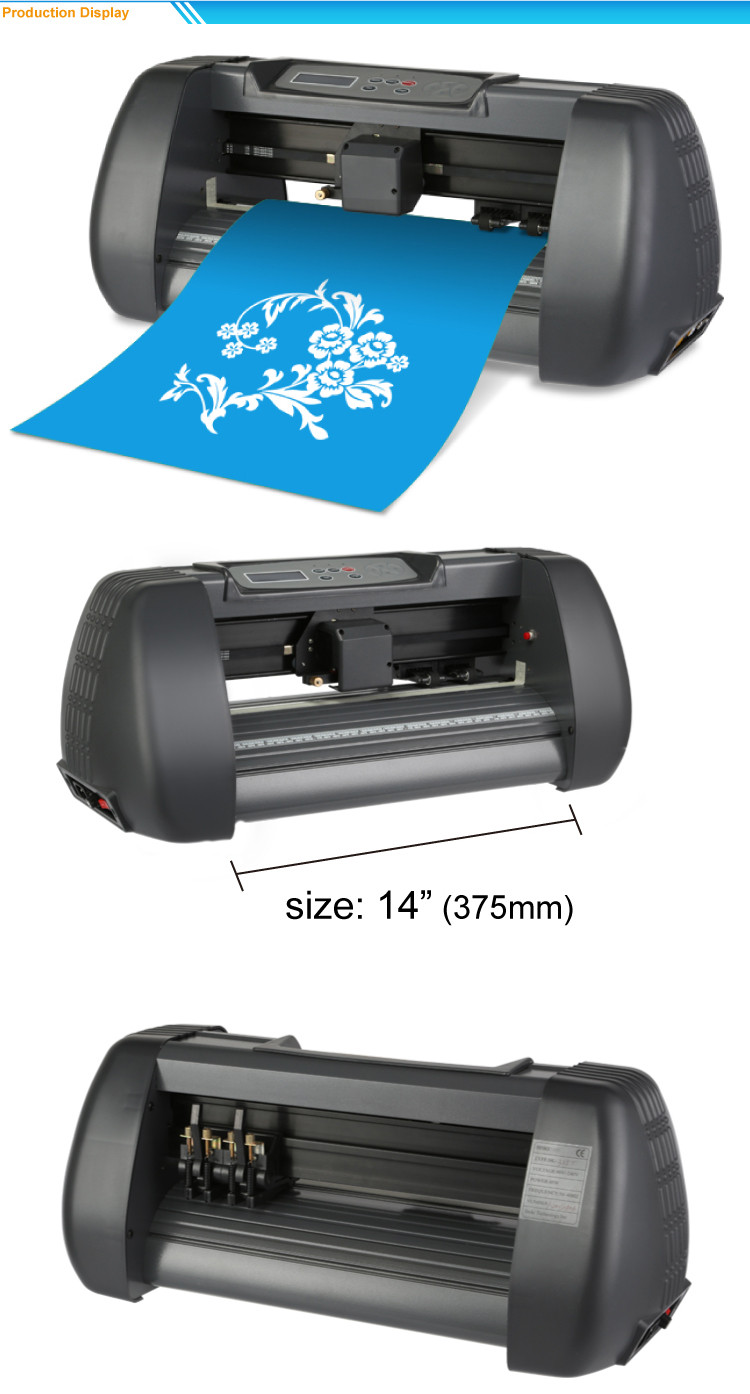 375MM Schneideplotter Plotter Schneidegerat USB Anschluss Vinyl Sublimation Artcut software
