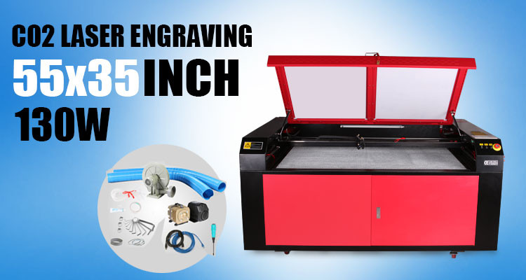 130W CO2 USB Laser Engraving Cutting Machine Engraver Cutter Wood working/Crafts