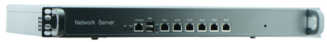1U Rackmount Atom D525 6 Intel GbE LAN best network firewall hardware firewall security UTM appliance computer router