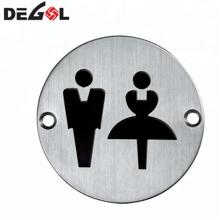 HOT SALE Stainless Steel WC  Door Sign Plate