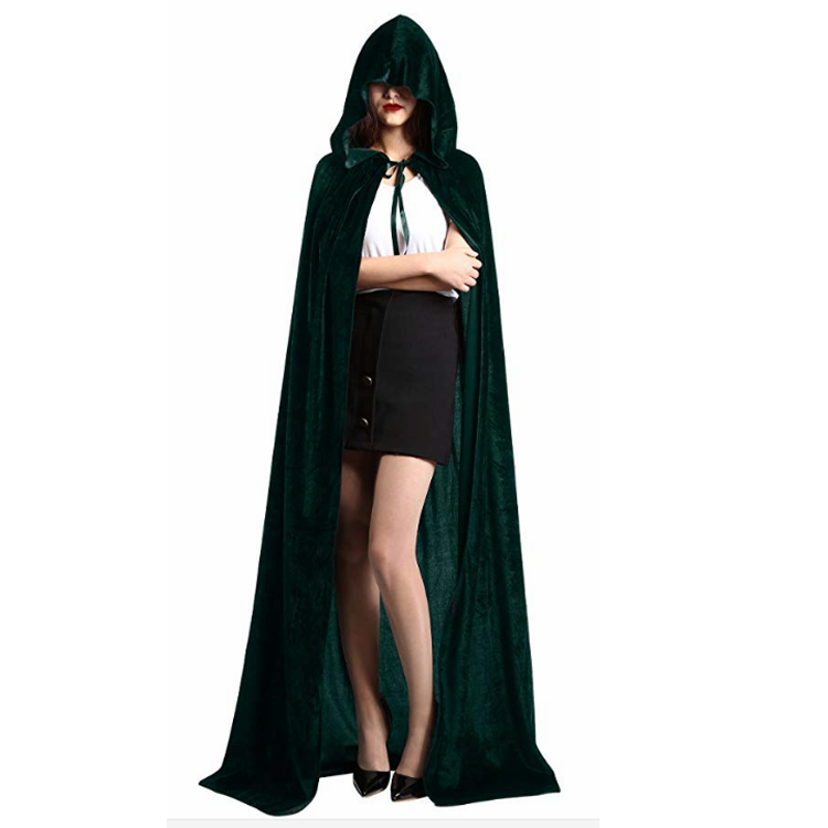 Halloween party costume cloak decoration hooded cape shawl for adults