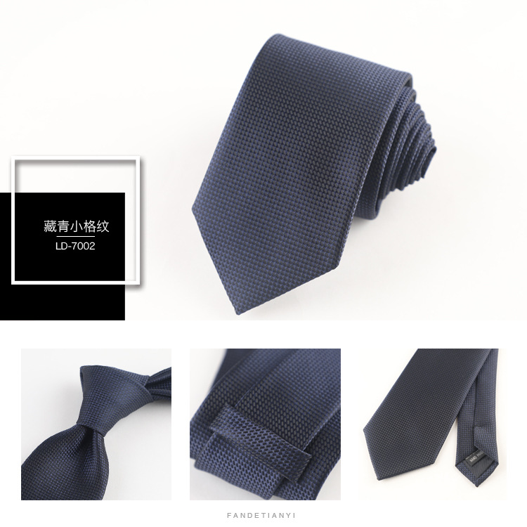 7cm Classic Silk Tie Woven Jacquard Neck Ties for men