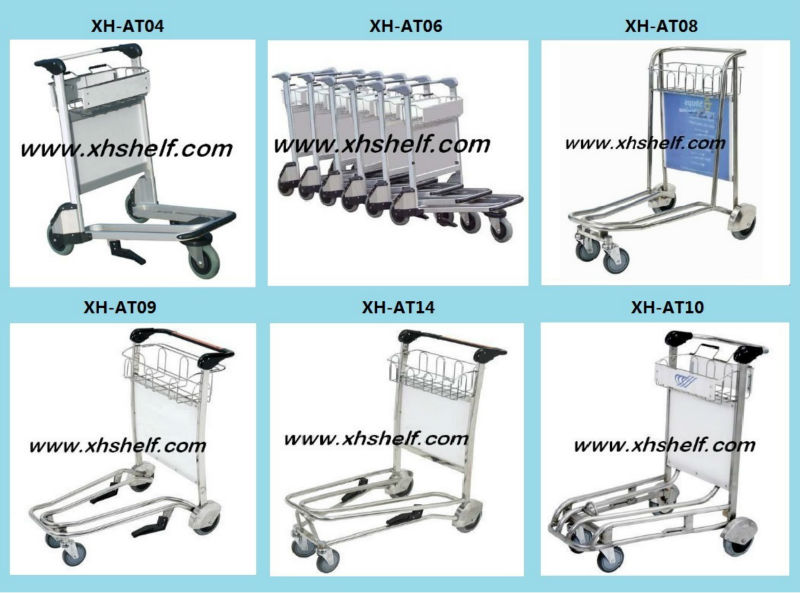 Durable luggage trolley airport hand luggage trolley luggage carrier trolley