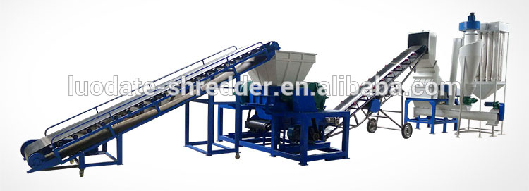 automatic textile clothes fabric shredder