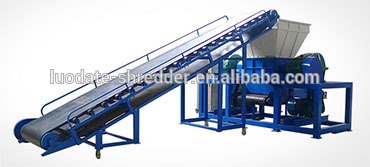 Solid constructional PET bottle recycling machine equip with shredder blades