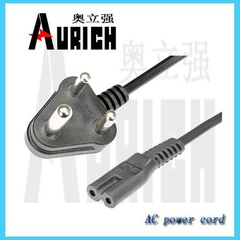 South Africa Plug Adapter, Brass Hollow Bar Pin Solid Plug Insert, 3 Pin Connector Column Irons 220V Power Cord Reel