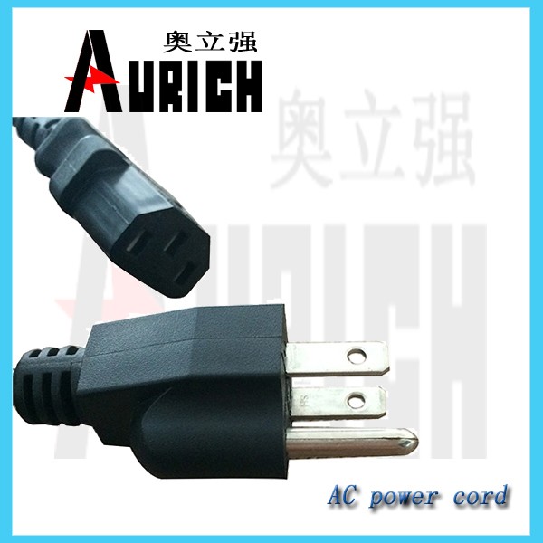 American pvc insulated electrical cable with plug 3 core 2.5mm flexible wire european brass plug plug insert power cable