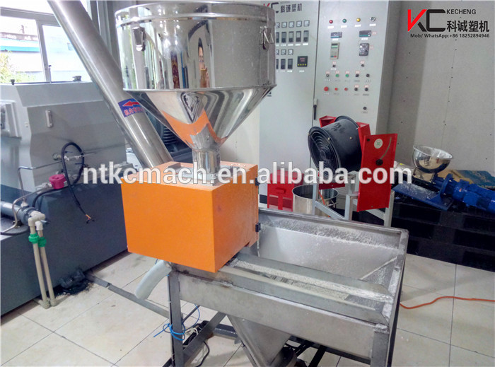 Plastic extruder machine for LCP granules