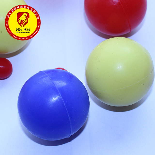 Clear silicone rubber small mini ball