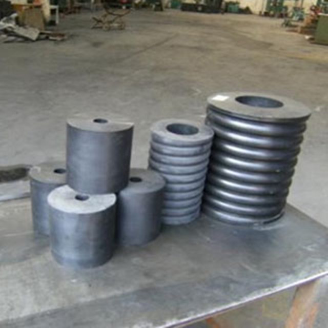 Rubber compression spring for vibrating screen