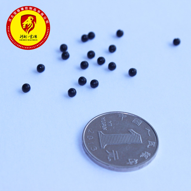 Small customized 3mm 5mm 7mm 8mm small silicone ball with low price