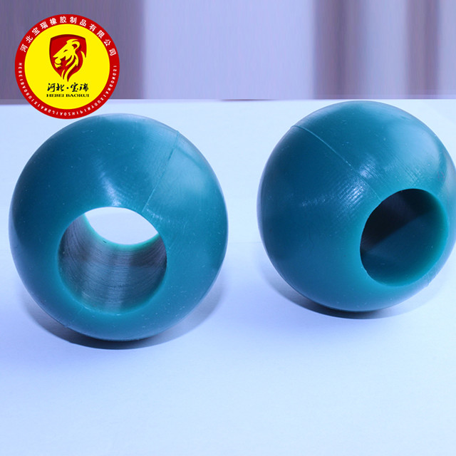 Silicone rubber ball with hole with low price