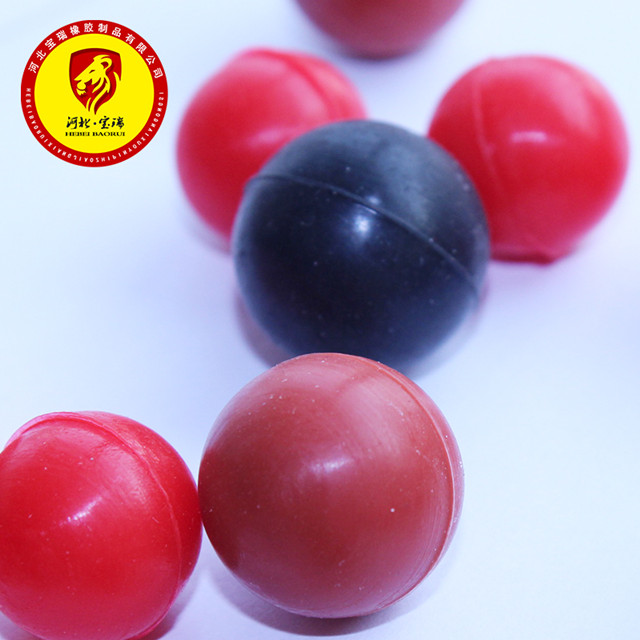Solid custom 5mm silicone rubber ball