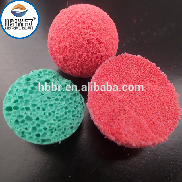 Free sample rubber sponge ball for pipe cleaning