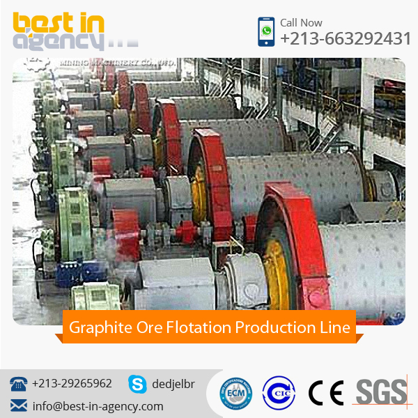 High Efficiency Graphite Ore Flotation Process Production Line