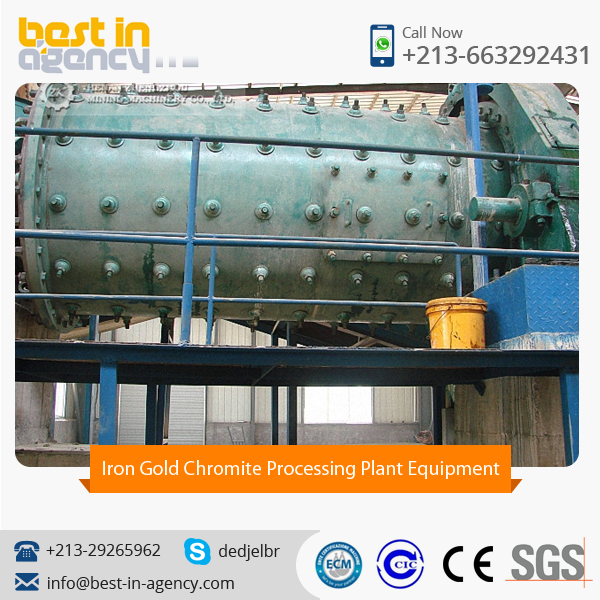 Iron Gold Chromite Ore Beneficiation Processing Plant Equipment