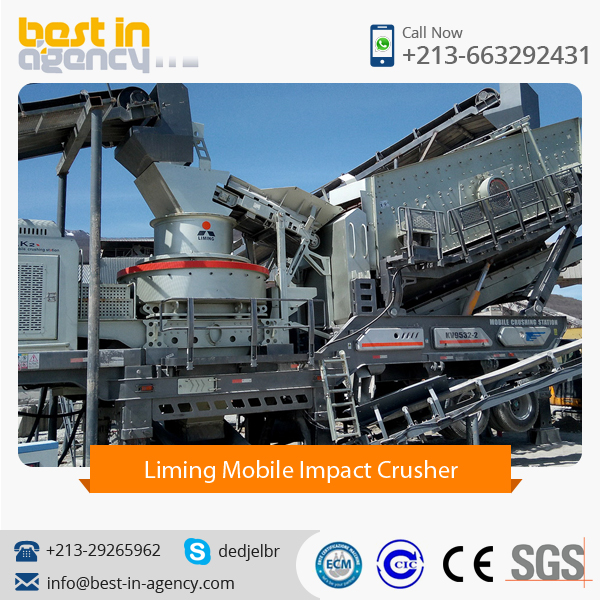 Liming Mobile Vertical Shaft Impact Crusher Sand Making Plant