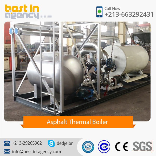 High Quality Asphalt Thermal Oil Heating Boiler with Circulation Pump