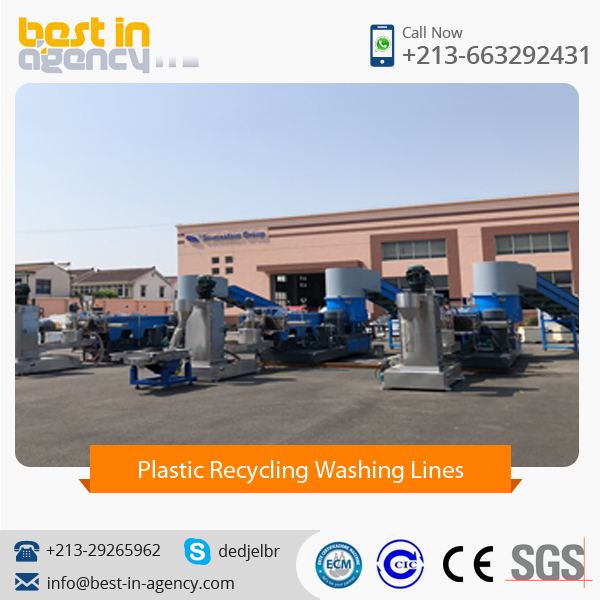 Automatic High Performance PP PE Film Plastic Recycle Washing Line