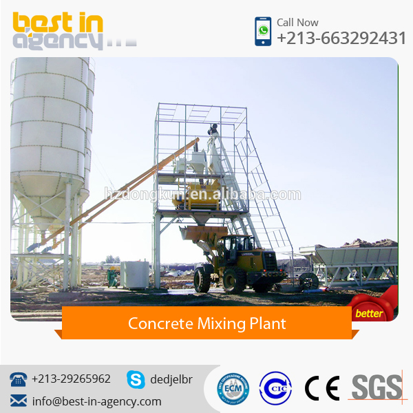 HZS90 Fast Assembling Top Grade Ready Mixed Concrete Mixing Plant Exporter