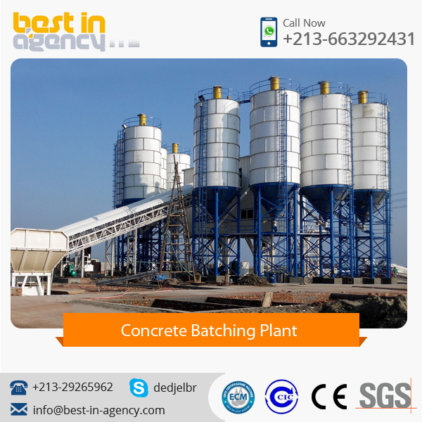 New Condition Industrial Concrete Batching Plant at Affordable Price
