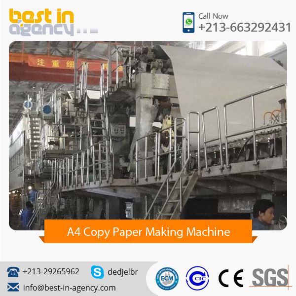 Manufacture of Printing and Writing A4 Copy Paper Making Machine at Best Price