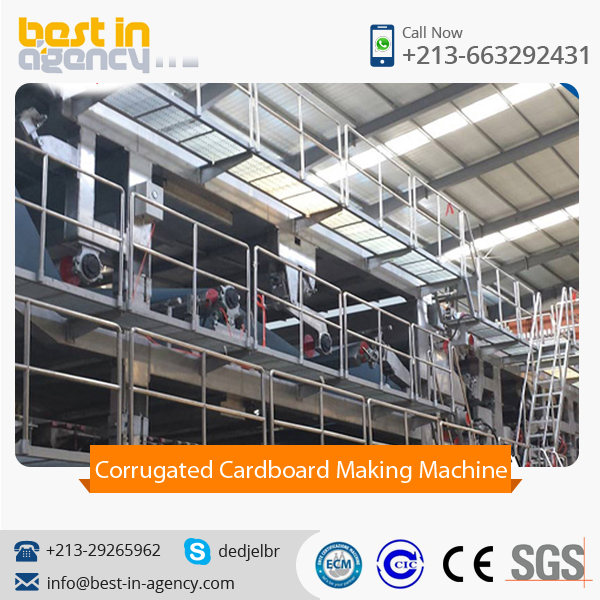 Best Quality Industrial Corrugated Cardboard Making Machine Exporter