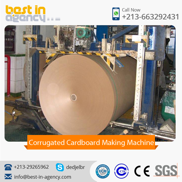 Best Quality Industrial Corrugated Cardboard Making Machine Exporter