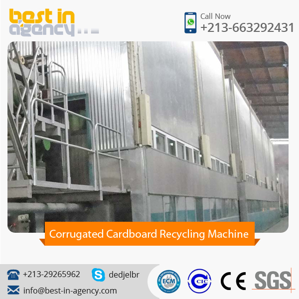 Advanced Technology Industrial 3 5 7 Ply Corrugated Cardboard Recycling Machine