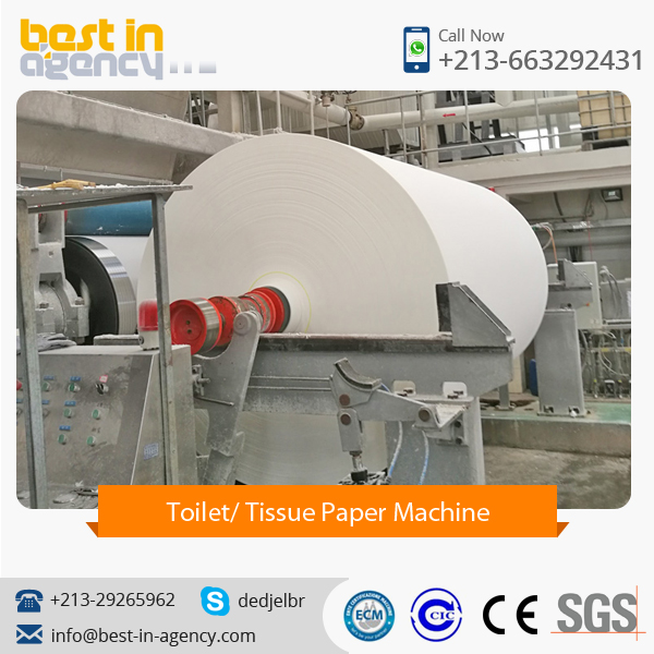 Superior Quality Durable Toilet Paper/ Tissue Paper Making Machine Manufacturer