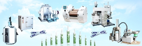 Machine for adhesive making silicone sealant production line
