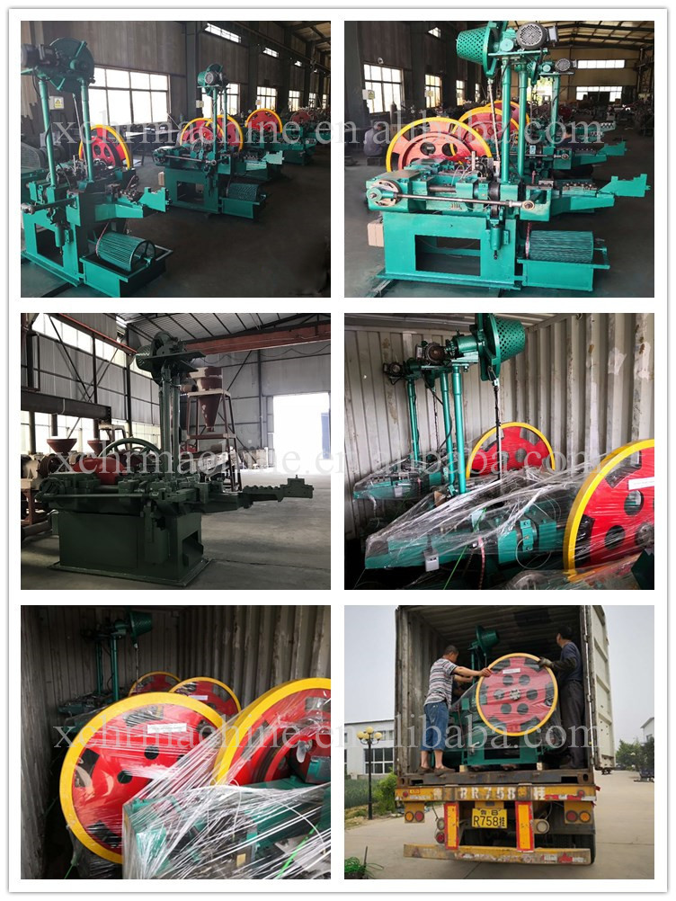 High Quality Umbrella Head Roofing Nails Making Machine in China Automatic Roofing Nail Making Machine