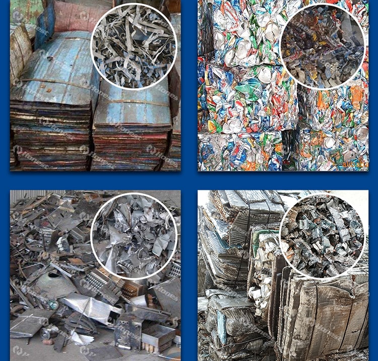 Scrap Big Size Baled Aluminum Can Dismantling Recycling Plant Price