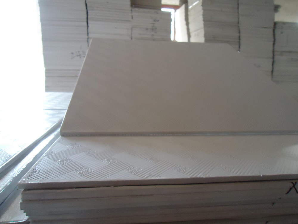 Gypsum Ceiling / PVC Plaster Ceiling Board / Vinyl Faced Gypsum Ceiling Tiles for false ceiling with ceiling t grids