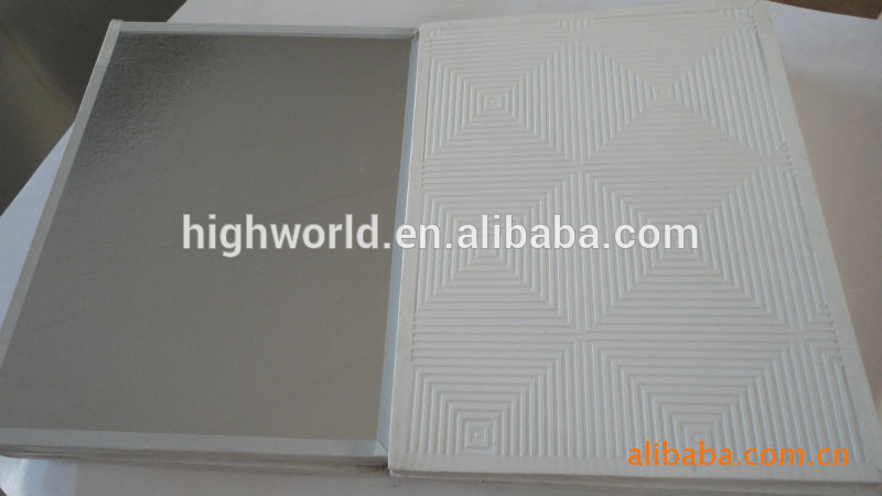 Types of suspended gypsum ceiling,pvc plaster ceiling board