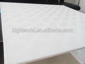 Types of suspended gypsum ceiling,pvc plaster ceiling board