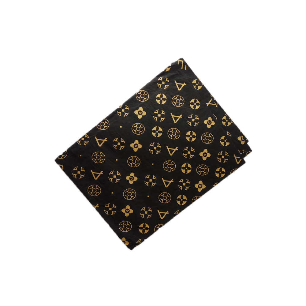 Customize  unique gold metallic soft thin wrapping tissue paper with your logo