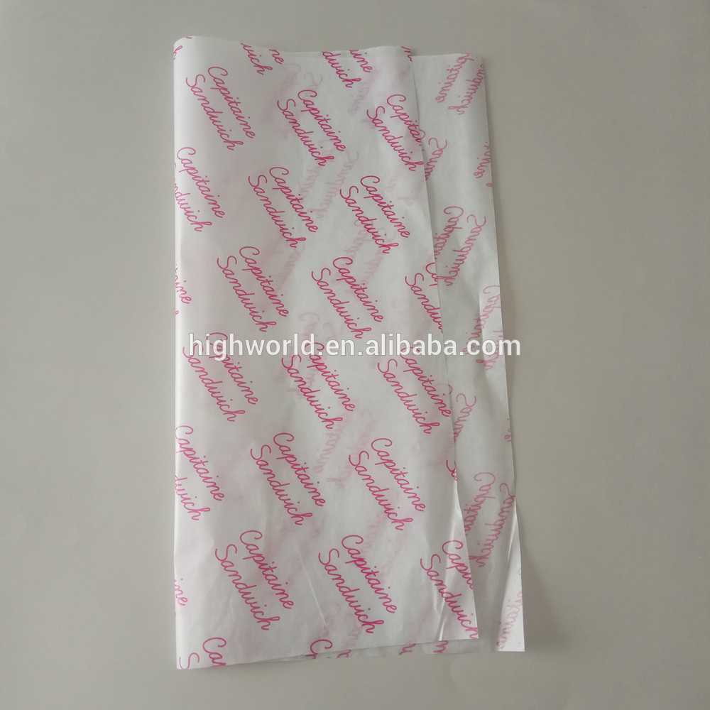 Wholesale cheap french cheese food oil proof food grade wax tissue paper wrapping paper