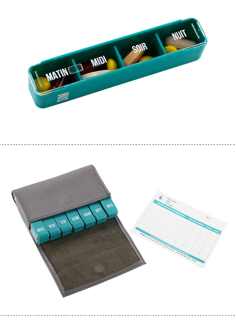 Special design fashion convenient pill storage cases medicine box