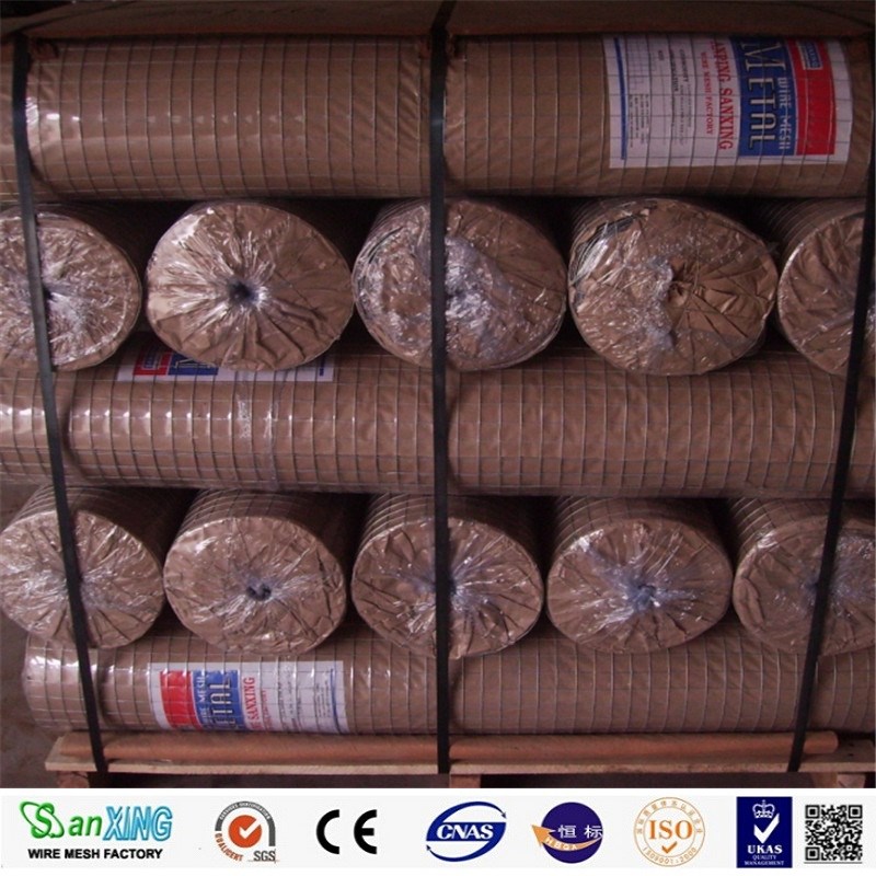 2019 sanxing//Fencing net iron wire mesh / galvanized welded wire mesh with satisfactory price