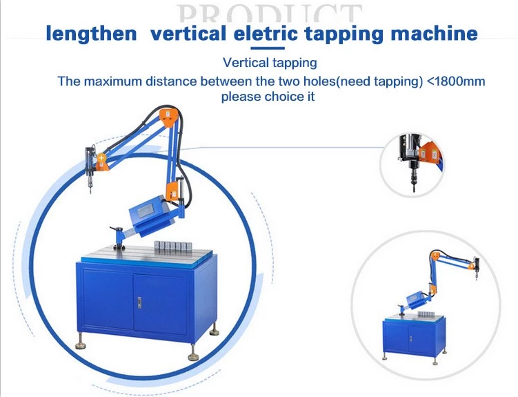 servo automatic CNC tapping machine M8 Electric Threading Machine