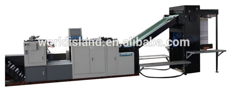 PLC computer paper commercial invoice receipt book printing machine