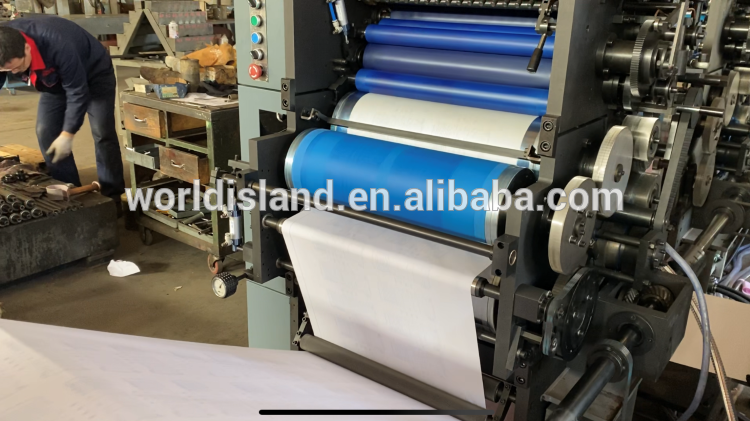 PLC business invoice receipt book printing machine
