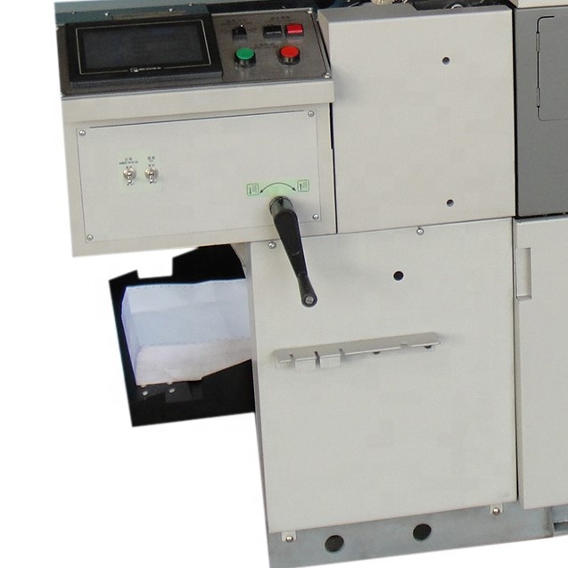 Double color continuous form computer paper commercial invoice offset printing machine