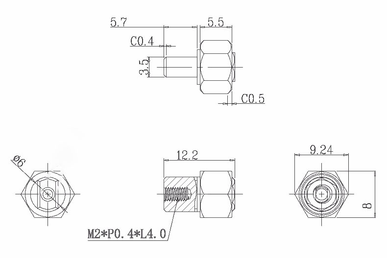 Precision Metal Flat Shape Rotary Hinge for Beauty Insutrument
