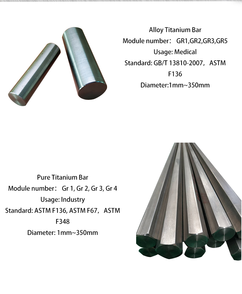 Hot sela titanium niobium superconductor bar 1kg  titanium rod of price