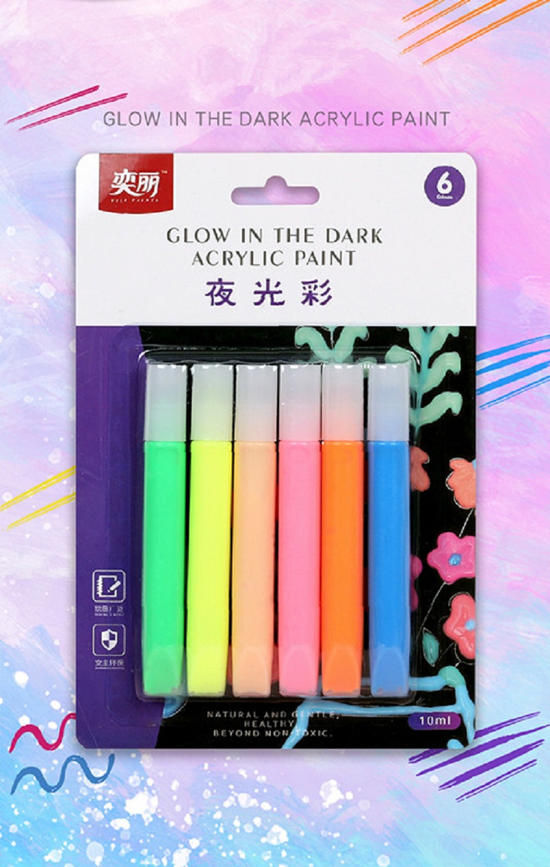 Factory Supply Acrylic Paint Glow In The Dark, Luminous Paint Acrylic Glow Paint