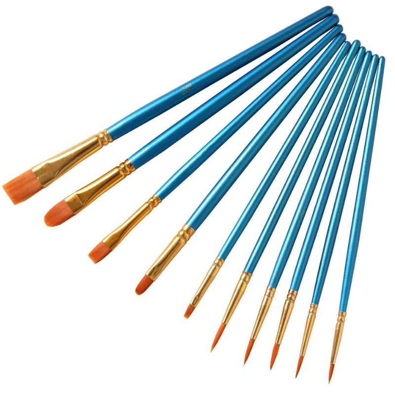 10 PCS Per Set Paint Brush Set, Hotsale Art Supplies Paint Brush